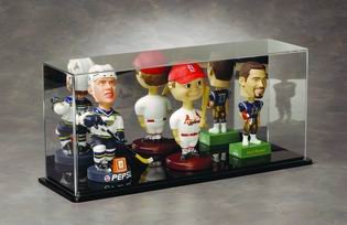 Mirrored Multiple Bobblehead Display