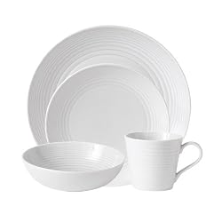 Gordon Ramsay by Royal Doulton Maze White 16-Piece Set