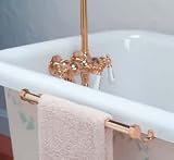 Towel Bar, Tub Mount, Bright Brass
