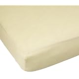 Carters Easy Fit Sateen Crib Fitted Sheet, Yellow by carter's