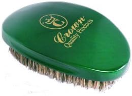 360 Gold Emerald Green Premium Caesar brush/Med. 100% Boar Bristles