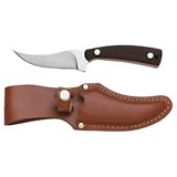 Maxam Fixed Blade Skinning Knife Full Tang Design Stainless Steel Leymar Handle Leather Sheath