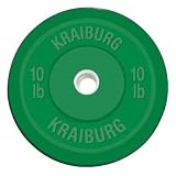 10 LB Solid Rubber Weight Plate GREEN