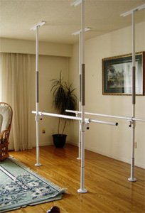 2 Horizontal Rail (100“ ) with 4 Clamps and 4 SuperPole