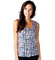 Per Una Scribble Spotted Burnout Camisole Blouse