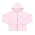 Antigua University of Michigan Girl's Pink Lucky Long Sleeve Fleece Hoody