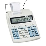 Printing Calculator, Twelve-Digit, Two-Color, AC/DC, 7-3/4Wx9-3/4D VCT12122