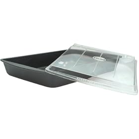 Chicago Metallic Gourmetware Nonstick Make N' Take Pan with Lid by Chicago Metallic