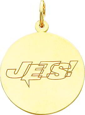 14K Gold NFL New York Jets Charm
