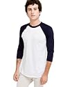 American Apparel 3/4-Sleeve Raglan T-Shirt BB453