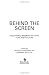 Behind the Screen: Hollywood Insiders on Faith, Film, and Culture Behind the Screen: Hollywood Insiders on Faith, Film, and Culture cover image