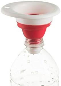 New Mini Silicone Collapsible Funnel (Red)