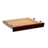 HON 1522N - Laminate Angled Center Drawer, 22w x 15-3/8d x 2-1/2h, Mahogany