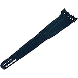 Monoprice Hook & Loop Fastening Cable Ties 13inch, 50pcs/Pack - Black