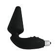Butt-Boy Prostate Pounding Vibe - Silicone, Black