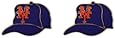 New York Mets Stud Earrings Cap Design