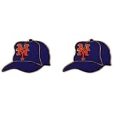 New York Mets Stud Earrings Cap Design