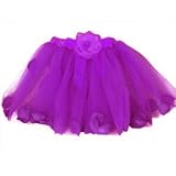 Purple Rose Fairy Tutu with Petals
