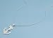 Sterling Silver Necklaces - Anchor Pendant with Clear CZ - 26mm Pendant Height