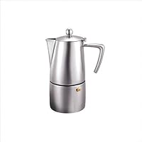 Milano 4 Cup Espresso Coffeemaker in Satin with Replacement Parts