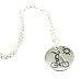 Handcrafted Far Fetched Girl Riding A Bicycle 925 Sterling Silver Charm Necklace - Comes in Gift Packaging