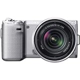 Sony NEX-5N 16.1 MP Compact Interchangeable Lens Touchscreen Camera With 18-55mm Lens (Silver)