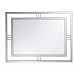 (AT163) Rectangular Mirror - Polished Stainless Steel