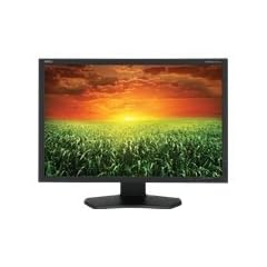 NEC P241W 61 cm (24 Zoll) Widescreen TFT-Monitor (DVI, VGA, 8ms Reaktionszeit) schwarz