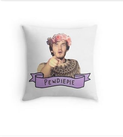 Reline Pewdiepie custom design hot cool funny two sides printed 18x18 Inch cushion throw pillow case