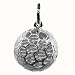 British Jewellery Workshops Silver 14mm solid Soccer charm