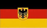 Flagge Fahne Deutschland mit Adler 90 * 150 cm - 
