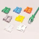エスケイ工機 RJ-45 プラグブーツ 後付けタイプ 透明 100個入り BT-8FRトウメイ