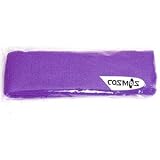 COSMOS Purple cotton sports basketball headband / sweatband head sweat band/brace
