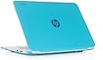 iPearl mCover Hard Shell Case for 14" HP Chromebook 14 G2 series (14-Q010NR 14-Q020NR 14-Q029WM 14-Q030NR 14-Q070NR, etc, NOT compatible with NEWER HP Chromebook 14 G3 series like 14-X010 / 14-X013dx / 14-X015wm / 14-X030nr / 14-X040nr / X050nr, etc) laptops (Aqua)