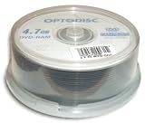 Optodisc 4.7GB 2X DVD-RAM in Cakebox 25-Pak