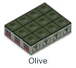 One Dozen Olive Silver Cup Pool Cue Chalk