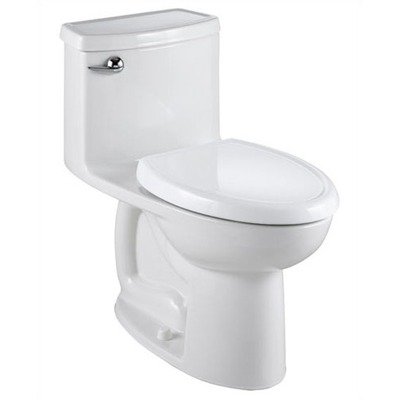 American Standard 2403.012.020 Compact Cadet-3 Elongated One-Piece Toilet, White