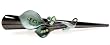 Green Flower Crystal Alligator Hair Clip Jewelry