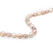 Necklace With Genuine 8-9mm Freshwater Pearls Made in 925 Sterling silver. Total item weight 64.5g Length 22in
