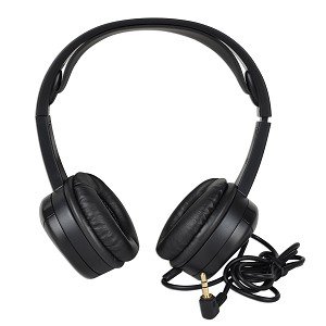31AIKsfZizL Akari Digital Tranquility 6 Noise Cancelling Stereo Headphones w/3.5mm Jack (Black)   1/4 & Airplane Adapter Included!