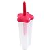 CHICHIC Popsicle Molds, Ice Pop Maker, Ice Pop Molds, BPA-Free, Repeated Use, Set of 6, Pink