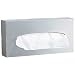 Bobrick 8397 304 Stainless Steel 2 Ply Surface Mounted 100 Facial Tissue Dispenser, Satin Finish, 10-1/4" Width x 5-3/16" Height x 2-1/4" Depth