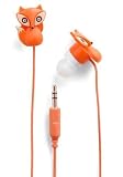 DCI Earbuds, Fox Headphone Earbuds - Orange