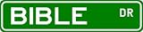 BIBLE Street Name Sign ~ Family Lastname Sign ~ Gameroom, Basement, Garage Sign