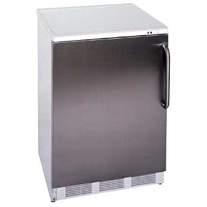 Summit FS62keypad7Black Black Keypad Locking Counter Depth Commercial Under-counter Freezer with 4.