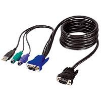 Equip KVM Switch (Kabelsatz, PS/2+USB, 5.0m) Preisvergleich