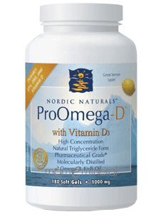 ProOmega D 1000 mg 180 gels by Nordic Naturals