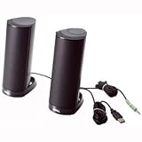 Dell AX210 2.0 Speaker System-Black-1.20 W RMS-USB