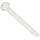 Nylon 6/6 Hex Bolt, Hex Head, UNC Threads, 1/4"-20 Thread Size, 3" Length, Fully Threaded, Made In US, Pack Of 100