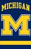 The Party Animal Michigan with M Applique Banner Flag